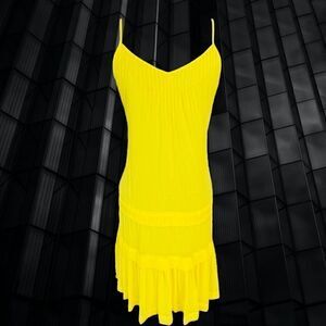 Rebecca Minkoff bright Bora Bora yellow sun dress size 2.